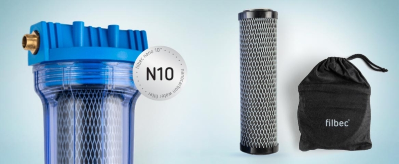 Filtrační sada filbec® pro filtraci kohoutkové vody včetně filtru
