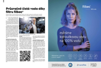 Průzračně čistá voda díky filtru filbec®